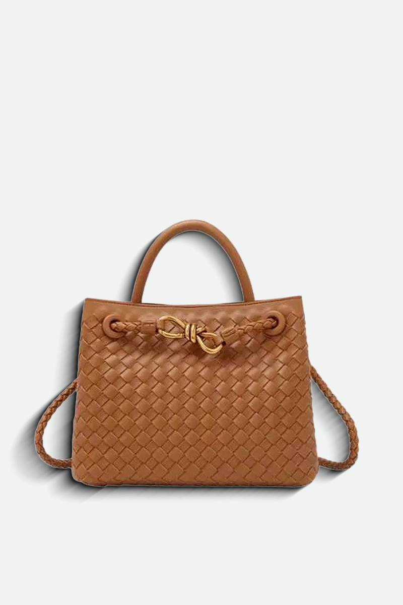 Bolsa Aurora Weave Tote - Camel