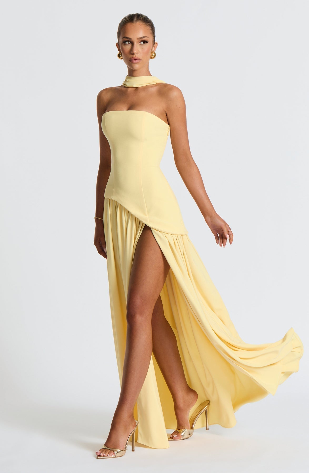 Vestido Madaleine - Amarelo Manteiga
