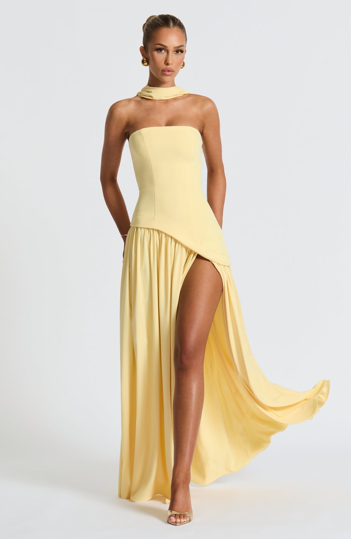 Vestido Madaleine - Amarelo Manteiga