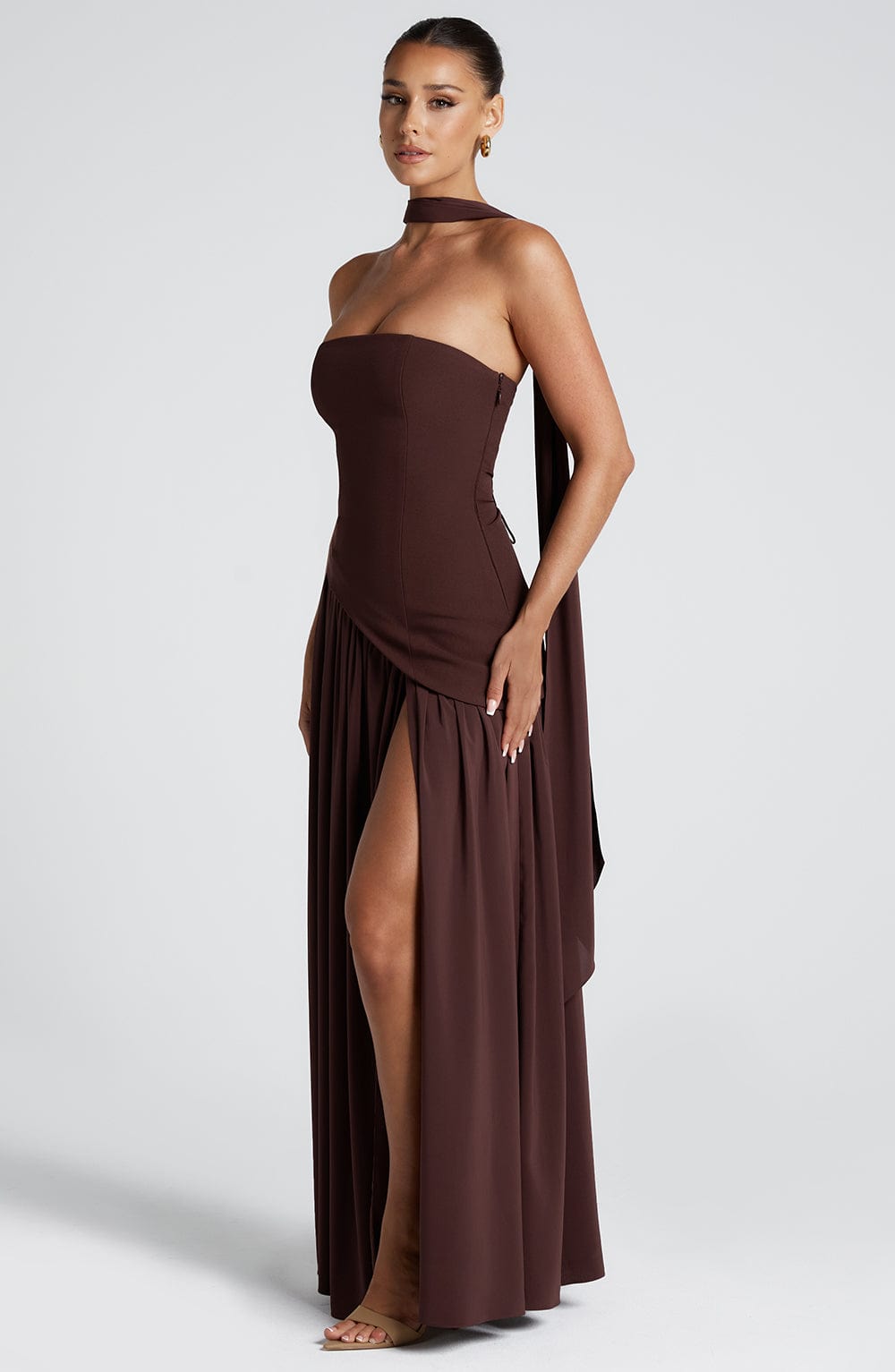 Vestido Madaleine - Coffee Seduction