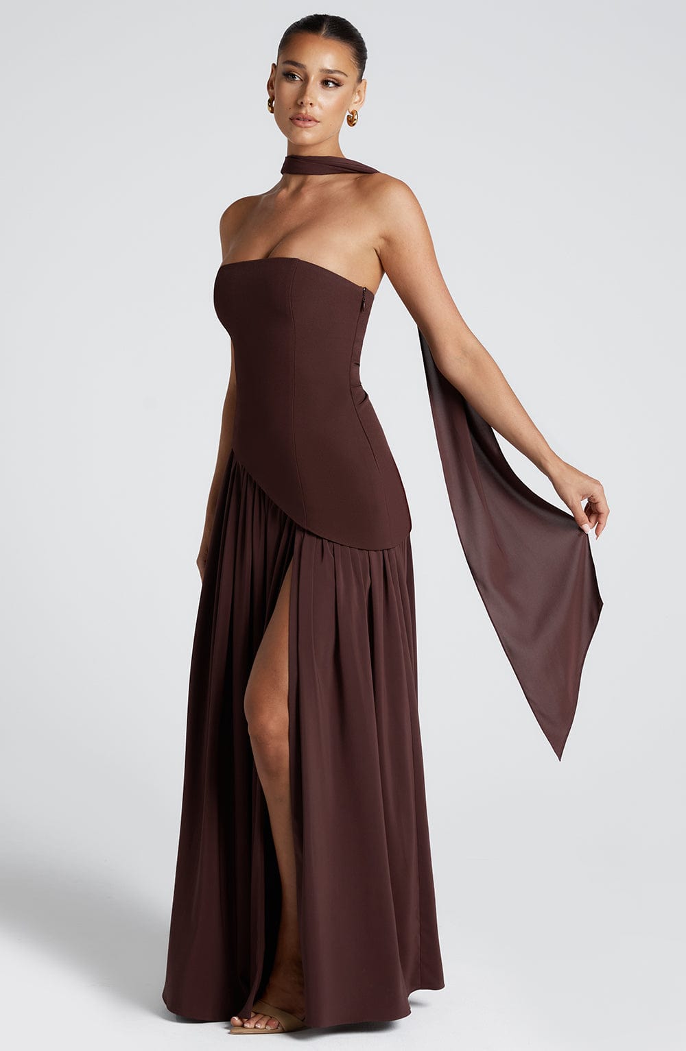 Vestido Madaleine - Coffee Seduction