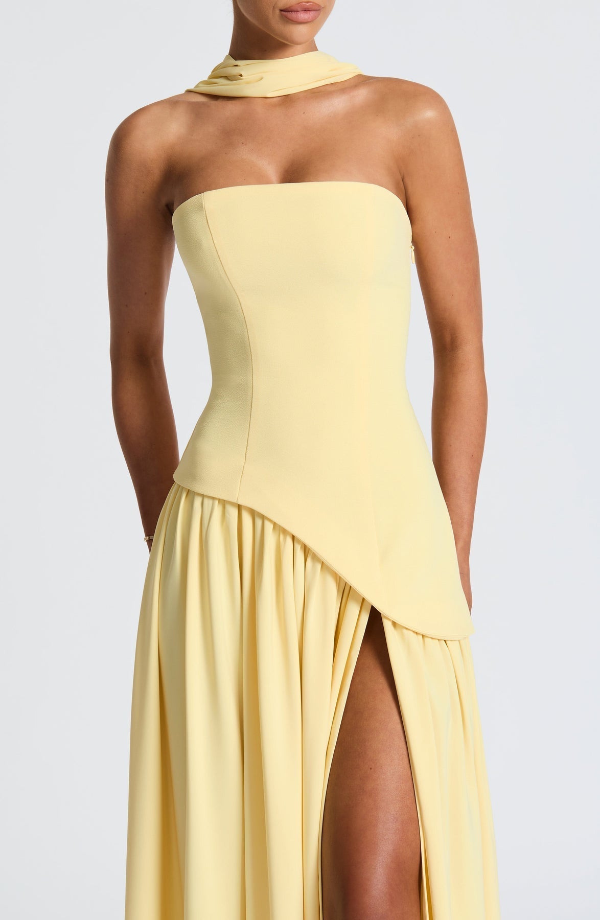 Vestido Madaleine - Amarelo Manteiga