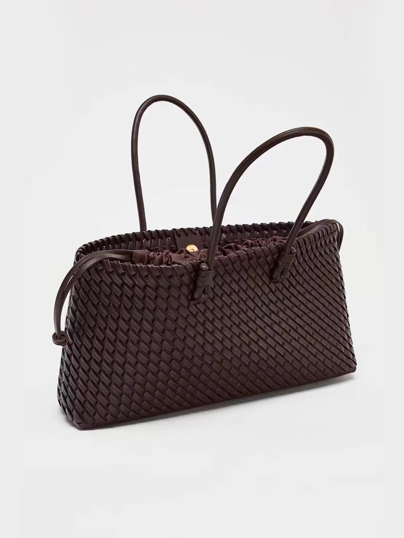 Bolsa Venezia Weave – Tom Espresso